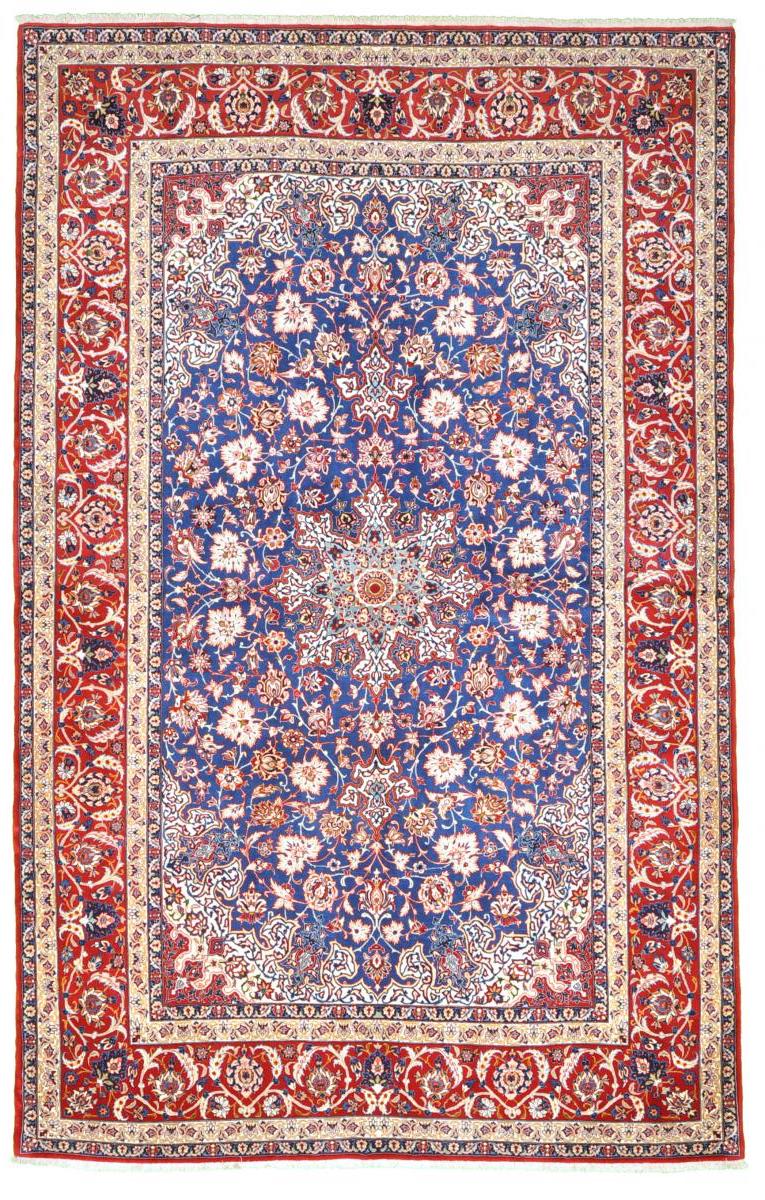 Isfahan aus Korkwolle und mit über 1.000.000 Knoten pro m2