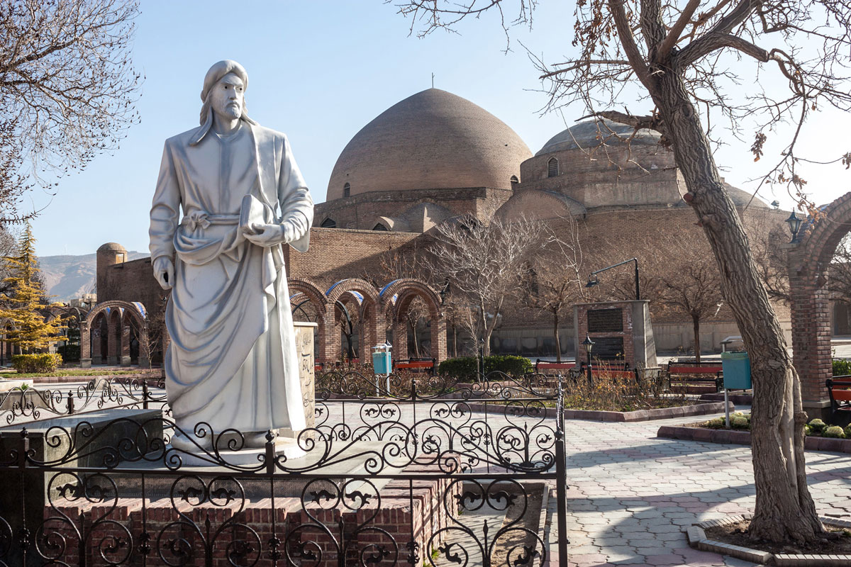 The famous Blue Mosque in Tabriz